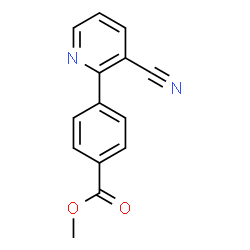 METHYL 4-(3-CYANO-2-PYRIDINYL)BENZENECARBOXYLATE Structure