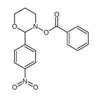 [2-(4-nitrophenyl)-1,3-oxazinan-3-yl] benzoate Structure