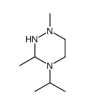 1,3-dimethyl-4-propan-2-yl-1,2,4-triazinane结构式