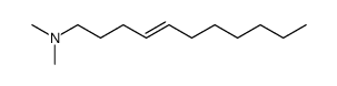 E-N,N-dimethylamino-1 undecene-4 Structure