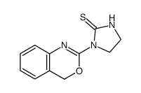 1-(4H-3,1-benzoxazin-2-yl)imidazolidin-2-thione结构式