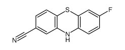 7-fluoro-10H-phenothiazine-2-carbonitrile Structure