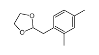 2,4-DIMETHYL(1,3-DIOXOLAN-2-YLMETHYL)BENZENE Structure