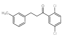 2',5'-DICHLORO-3-(3-METHYLPHENYL)PROPIOPHENONE structure