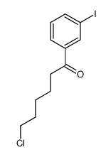 6-CHLORO-1-(3-IODOPHENYL)-1-OXOHEXANE Structure