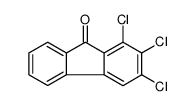 1,2,3-trichlorofluoren-9-one Structure