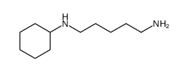 1,5-Pentanediamine, N1-cyclohexyl Structure