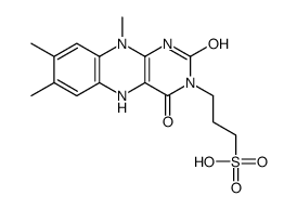 1,5-dihydro-3-(3-sulfopropyl)lumiflavin结构式