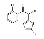 2-(5-bromothiophen-2-yl)-1-(2-chlorophenyl)-2-hydroxyethanone Structure