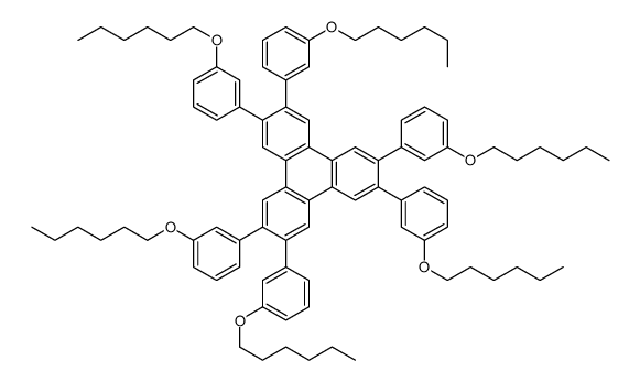 2,3,6,7,10,11-hexakis(3-hexoxyphenyl)triphenylene结构式