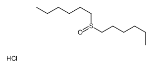 1-hexylsulfinylhexane,hydrochloride结构式