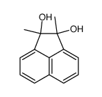 1,2-dihydroxy-1,2-dimethyl-1,2-dihydroacenaphthalene Structure