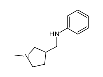 1-METHYL-N-PHENYL-3-PYRROLIDINEMETHANAMINE Structure