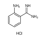 Benzenecarboximidamide, 2-amino-, hydrochloride结构式