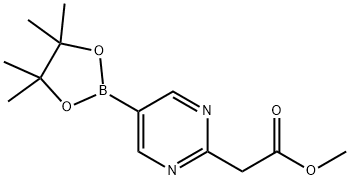 methyl 2-(5-(4,4,5,5-tetramethyl-1,3,2-dioxaborolan-2-yl)pyrimidin-2-yl)acetate picture