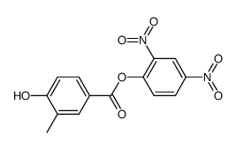 2,4-dinitrophenyl 4-hydroxy-3-methylbenzoate Structure