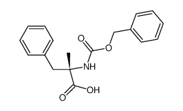 Cbz-L-α-methylphenylalanine-OH Structure