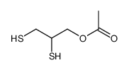 acetic acid-(2,3-dimercapto-propyl ester) Structure