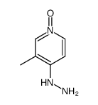 (3-methyl-1-oxy-[4]pyridyl)-hydrazine Structure