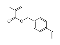 (4-ethenylphenyl)methyl 2-methylprop-2-enoate Structure