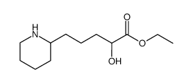 2-hydroxy-5-[2]piperidyl-valeric acid ethyl ester结构式