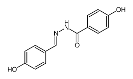 4-hydroxy-N'-[(4-oxocyclohexa-2,5-dien-1-ylidene)methyl]benzohydrazide结构式