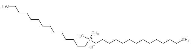 1-Tetradecanaminium,N,N-dimethyl-N-tetradecyl-, chloride (1:1) structure