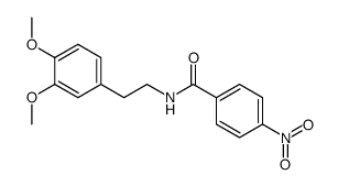 N-(3,4-Dimethoxyphenylethyl)-4-nitrobenzamide结构式