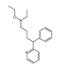 N,O-DIETHYL-N-(4-PHENYL-4-(PYRIDIN-2-YL)BUTYL)HYDROXYLAMINE Structure