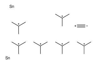 tritert-butyl(2-tritert-butylstannylethynyl)stannane Structure
