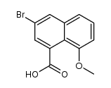 3-bromo-8-methoxy-[1]naphthoic acid Structure