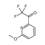 2,2,2-trifluoro-1-(6-methoxypyridin-2-yl)ethanone结构式