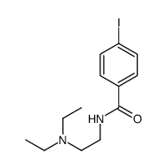 N-(2-(diethylamino)ethyl)-4-iodobenzamide Structure