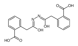 1,2-Bis[(O-carboxyphenylacetyl)hydrazine Structure