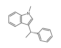 1-methyl-3-(1-phenylethyl)-1H-indole structure