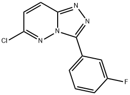 6-Chloro-3-(3-fluorophenyl)[1,2,4]triazolo[4,3-b]pyridazine Structure