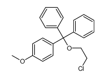 1-[2-chloroethoxy(diphenyl)methyl]-4-methoxybenzene Structure