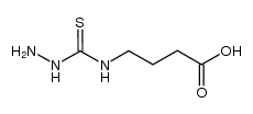 4-(hydrazine carbothioamido)butanoic acid结构式