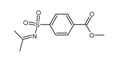 methyl 4-(N-(propan-2-ylidene)sulfamoyl)benzoate Structure