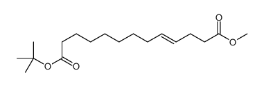 13-O-tert-butyl 1-O-methyl tridec-4-enedioate结构式