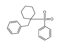 [1-(benzenesulfonyl)cyclohexyl]methylbenzene Structure