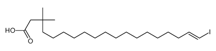 19-iodo-3,3-dimethyl-18-nonadecenoic acid结构式