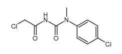 2-chloro-N-((4-chlorophenyl)(methyl)carbamoyl)acetamide Structure