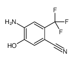 4-Amino-5-hydroxy-2-(trifluoromethyl)benzonitrile结构式