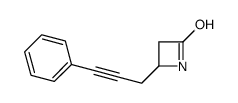 4-(3-phenylprop-2-ynyl)azetidin-2-one Structure
