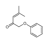4-methyl-1-phenoxypent-3-en-2-one结构式