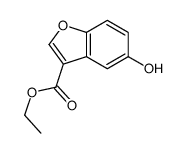 ethyl 5-hydroxy-1-benzofuran-3-carboxylate结构式