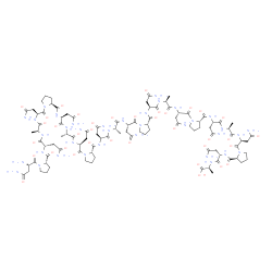 H(-Asn-Pro-Asn-Ala)₆-OH结构式