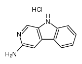 3-amino-β-carboline dihydrochloride结构式