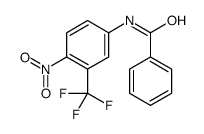 N-[4-nitro-3-(trifluoromethyl)phenyl]benzamide结构式